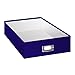 Pioneer Jumbo Scrapbook Storage Box, Bright Blue, 14.75 Inch x 13 Inch x 3.75 Inch