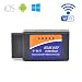 Car WIFI OBD 2 OBD2 OBDII Code Reader Scan Tool, compatible with IOS, Android & Windows Devices (Blue)
