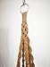 Plant Hanger Macrame Cotton 6 Legs 51 Inches in Tan and Green Color for Indoor Outdoor, Living Room, Kitchen, Deck, Patio, High and Low Ceiling with Size of 10-12 inches Without The Pot (Light Brown)thumb 1