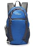 NeatPack Durable, Foldable Nylon Backpack / Daypack with Security Zippers, 20L