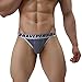 Sikye Male Underwear Men's ComfortSoft Briefs Sexy Low-waist Underpants (L, Dark Blue)
