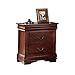 Acme Louis Philippe Nightstand in Cherry