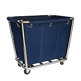 Heavy Duty Blue Laundry Hamper Sorter Cart, Utility