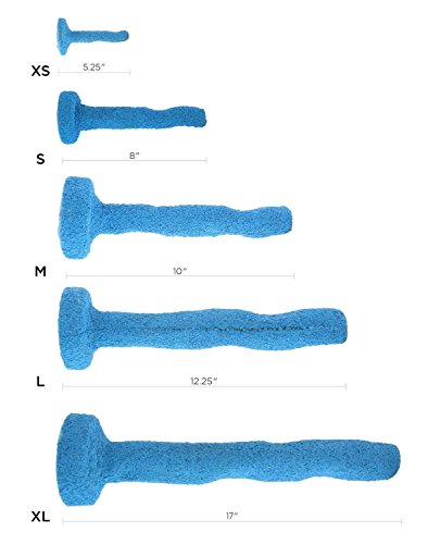 Sweet Feet and Beak Thermal-Lite Natural Patented Perch, Medium - Blue- Perfect for Keeping Your Bird's Feet and Beaks Healthy