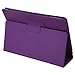 HDE Case for Original iPad 1st Generation - Slim Fit Leather Cover Stand Folio with Magnetic Closure for Apple iPad 1 (Purple)