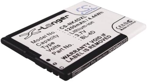 Replacement Battery for Nokia E5 E5-00 E7 E7-00 N8 Part NO TB-BL4D