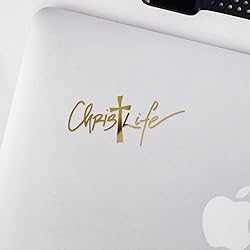 Decal Stickers Of Fancy Script Christ Life S