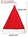 12pcs Christmas Santa Hat,Economical Traditional Red&White Xmas Santa Claus' Cap for Holiday Party(Upgraded the Size&Material in 2018)