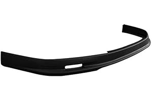FREEMOTOR802 Compatible with 2001-2002 Honda Accord Front Bumper Lip, JDM Style Black PU Spoiler Guard Splitter Valance Chin