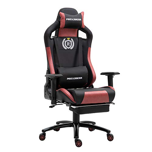 Walsport Reclining Gaming Chair with Footrest High Back Computer Chair