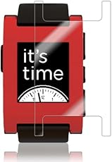 Pebble E-Paper Smartwatch Screen Protector, Skinomi TechSkin (6-Pack) Full Coverage Screen Protector for Pebble E-Paper Smartwatch Clear HD Anti-Bubble Film