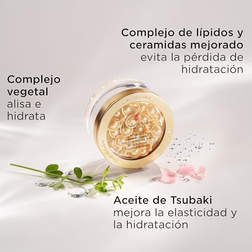 - Cápsulas Avançadas de Sérum de Ceramida, com Óleo Tsubaki, Triplo Efeito Anti-Idade, Rejuvenesce, Repara, Hidrata e Desfoca Rugas, Dose Única, Aplicar 1 por Dia, 90 cápsulas