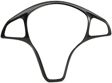 ZHENWOCAI Car Black ABS Plastic Steering Wheel Covers For Benz C-Class W205 14-17 GLC-Class New
