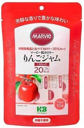 Amazon Co Jp H Bライフサイエンス マービー 低カロリー りんごジャム スティッック 10本入 ドラッグストア Amazon Co Jp H Bライフサイエンス マービー 低カロリー りんごジャム スティッック 10本入 ドラッグストア