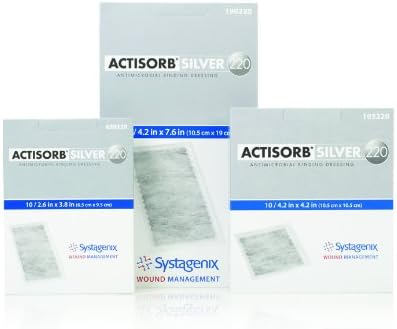 Johnson & Johnson ACTISORB Silver 220 Antimicrobial Binding Dressing - Sku JNJ190220_CS50