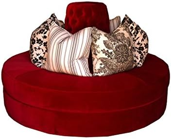 Celebrity Furnishings Microfiber/ Velvet Borne Settee Hotel Lobby Sofa