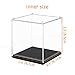 Odoria Clear Display Box for Golf Ball Small Figure Dustproof Acrylic Case (2.6