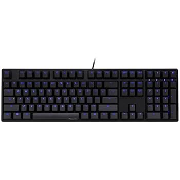 Ducky One Blue LED Backlit Mechanical Keyboard (Black Cherry MX)