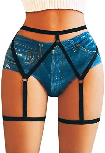 Lingerie for Women,WANQUIY Elastic Goth Leg Garter Belt Leg Decoration Harness Pantie Temptation Underwear
