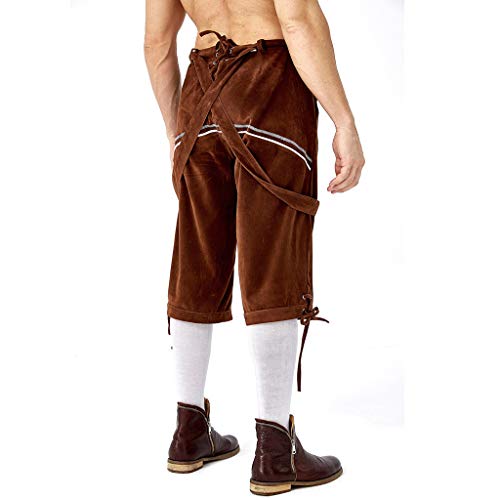 Bavarian Oktoberfest Trachten Lederhosen Complete Outfit German Traditional Beer Festival Clothing Brown