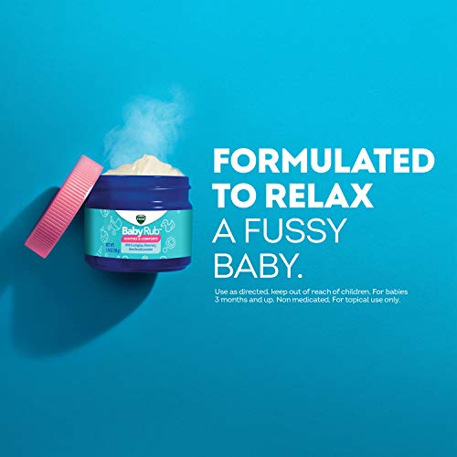 Vicks BabyRub, Chest Rub Ointment with Soothing Aloe, Eucalyptus