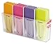 Clip-rite Clip-Flags Solid O/P/P/L 9 Clip-Tabs per color Dispenser included 36 pieces (CRT-028 )