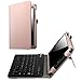 Fintie Keyboard Case for Samsung Galaxy Tab E 8.0, Slim Fit Folio PU Leather Case with Detachable Magnetical Bluetooth Keyboard for Galaxy Tab E 32GB SM-T378/Tab E 8.0 SM-T375/T377, Rose Gold