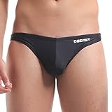 DESMIIT Men's G-String Swim Trunks Sexy Sport Shorts US Medium