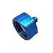 Nitrous Bottle Nut Adapter With Washer (Blue, 4AN)