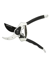 Tijeras de podar de Garden Elite, M, Negro, Plateado