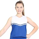 Danzcue Womens V-Neck Cheerleaders Uniform Shell Top