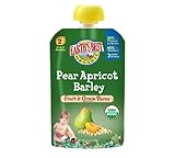 Earth's Best Organic Stage 2, Pear, Apricot & Barley, 4.2 Ounce Pouch (Pack of 12)