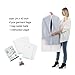 allhom dust proof garment bags - set of 6 pcs 40 inch hanging clothing storage bags and cedar balls,for jacket, shirt, sweater, suit