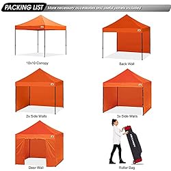 ABCCANOPY Heavy Duty Ez Pop up Canopy Tent with