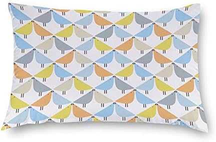 Tiukiu Cute Lintu Canvas Square Throw Pillow Cases Cushion Covers For Bed Sofa Couch Car Home Decor 20 X 30 Inch