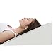 Real 12 Inch Bed Wedge Pillow for Sleeping and Acid Reflux -Firm Memory Foam and a Removable Cover- Post Surgery, Leg Elevation, Gerd, Snoring, Sleep Apnea, Reading, Back Pain