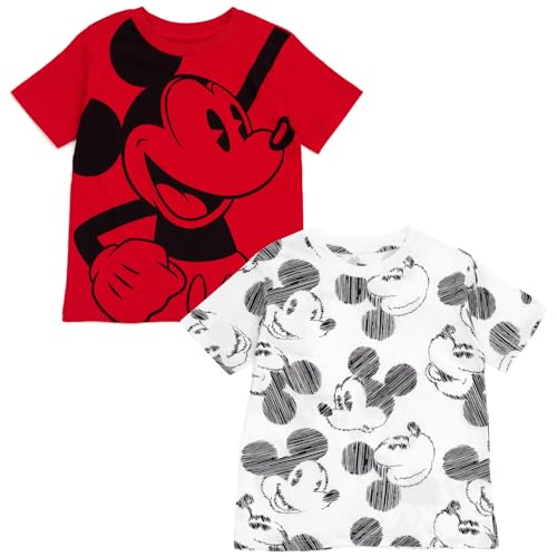 Disney 2 Pack T-Shirts Infant to Big Kid Sizes (12 Months - 14-16)