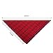 Dog Bandana,[4 Pack] Cotton Plaid Machine Washable Triangle Bibs Scarfs Accessories Set for Small to Large Dog/Cat
