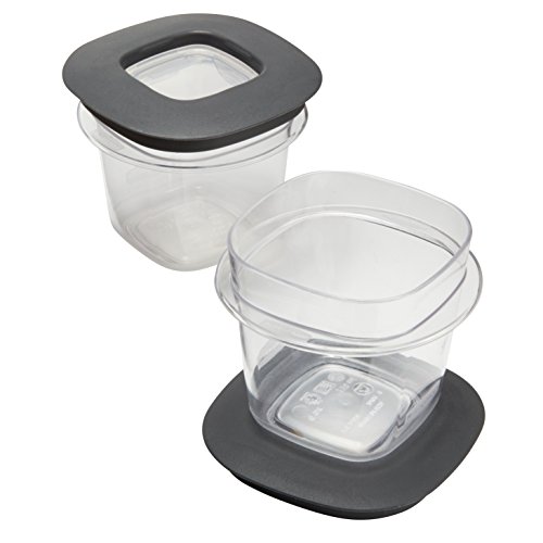 Rubbermaid Premier Easy Find Lids Food Storage Containers, 0.5 Cup