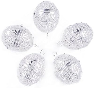 Romance Jewelry Snowflake Essential Oil Diffuser Locket Silver-tone Diffuser Locket cage 5 PCS Lot