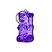Gummygoods Bite-Sized Gummy Bear Keychain Kids Nightlight, LED Light, Battery Included, (Purple)