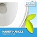 Handy Handle - Toilet Seat Lifter (Avoid Bathroom Stains & Germs, Clean & Sanitary Lifestyle, Strong Adhesive Attachment, US Stock)