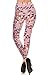 Leggings Depot High Waisted Floral & Space Print Leggings for Women-Full Length-R591, Lilac in Bloom, One Size