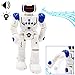 deAO Kids Remote Control Robot Toy – Programmable Intelligent Interactive Gesture Sensing Robot Kit, Dancing Walking Singing Smart Robotics – RC LED Combat Fun Robotic Gift for Kidsthumb 1