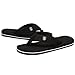 CIOR Men's Classical Flip-Flop Beach Slipper Comfortable Handmade Fashion Indoor and Outdoor Thong Sandals,SL30XB,Black,45