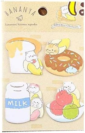 Bananya Die Cut Type Sticky Note Collection (Bananya / Type A)