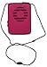 1 X Necklace Fan, Vertical Air Flow with Lanyard (Pink)