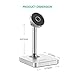 UGREEN Magnetic Desk Phone Mount Tabletop Stand Cell Phone Holder Compatible for iPhone X 8 Plus 7 6S 6 5, Google Pixel, Samsung Galaxy S9 Plus S8 S7 Edge S6 Smartphone (Silver)