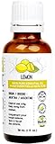 Lemon Essential Oil 30 ml (1 fl. Oz.) - GCMS Tested, 100% Pure, Undiluted and Therapeutic Grade