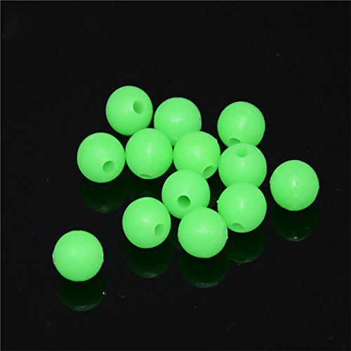 100Pcs diameter 8mm Hard Luminous Fishing Beads Sea Fishing Lure Tackles Artificial Baits Fishing Tackle accessories - Thumbnail 3